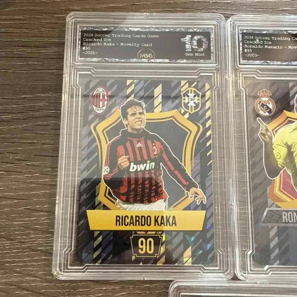 Graded 10 - Ronaldo Nazario, Ricardo Kaka, Oliver Kahn, Mbappe & Neymar Jr.